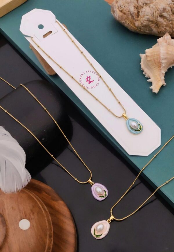 "Ethereal Pearl Locket"