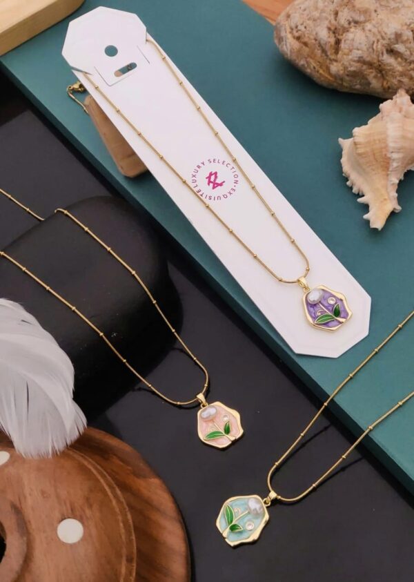 "Pastel Bloom Locket"