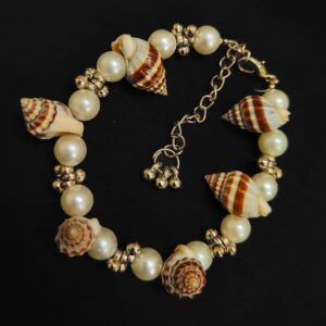 Nautical Glam Shell Bracelet